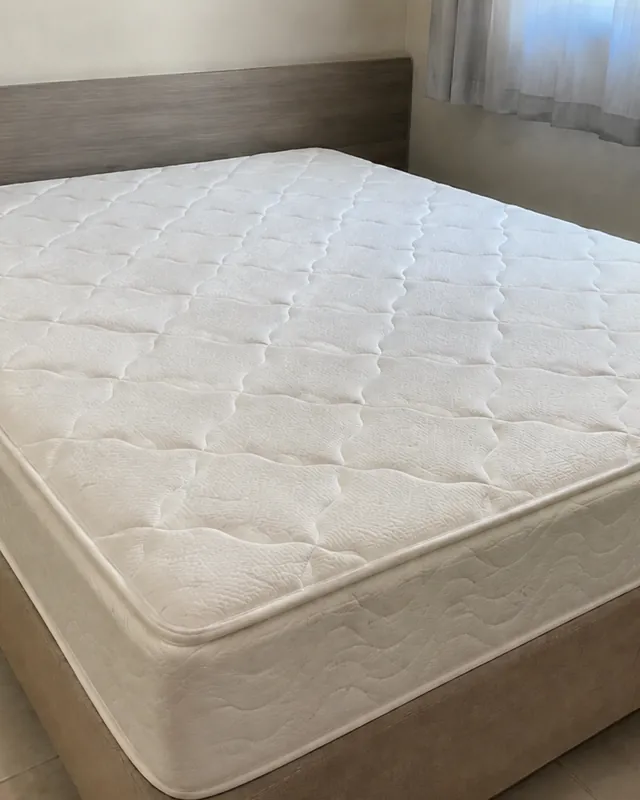Colchão limpo, depois da higienização pela Flow Clean em Bauru